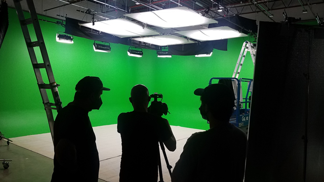green screen video production