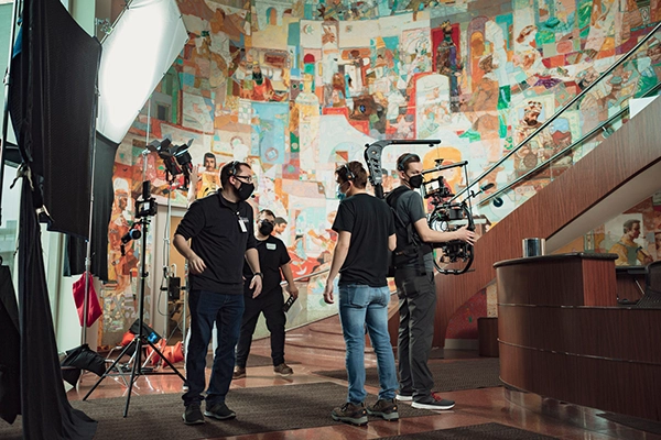 video production team