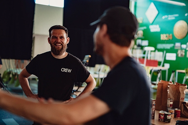 smiling crew